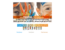 Tablet Screenshot of egyptian-schools.com